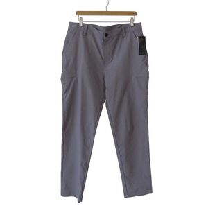 Zella Mens Gray Pants Size 36 Chino Straight Leg Pockets Classic Athletic